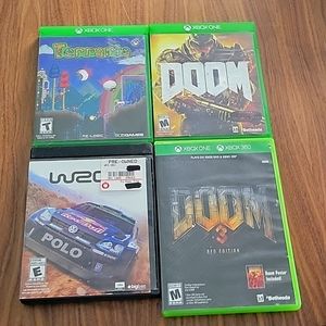 Xbox one Terraria, W2c5, DOOM, and DOOM 3 BFG EDITION